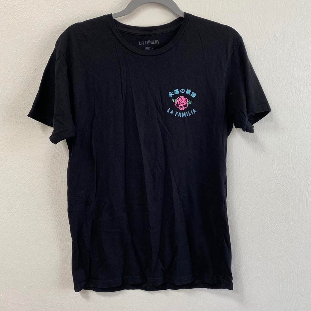 La Familia neon rose t-shirt